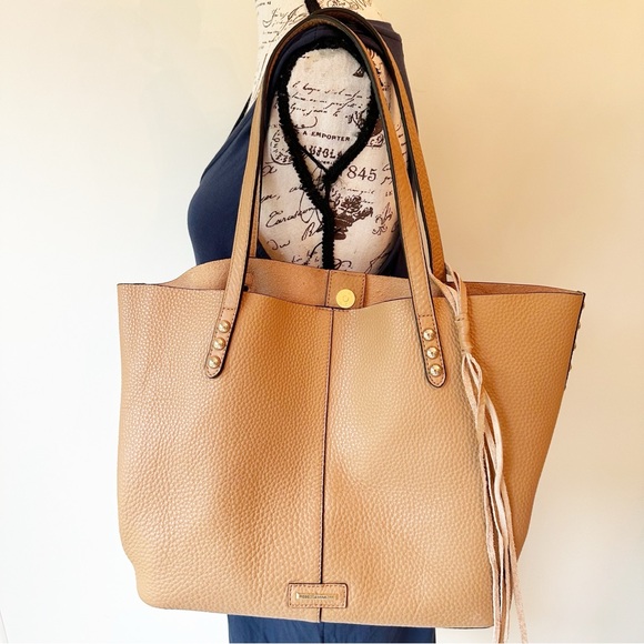 Like new never used Rebecca Minoff camel satchel - Picture 9 of 9